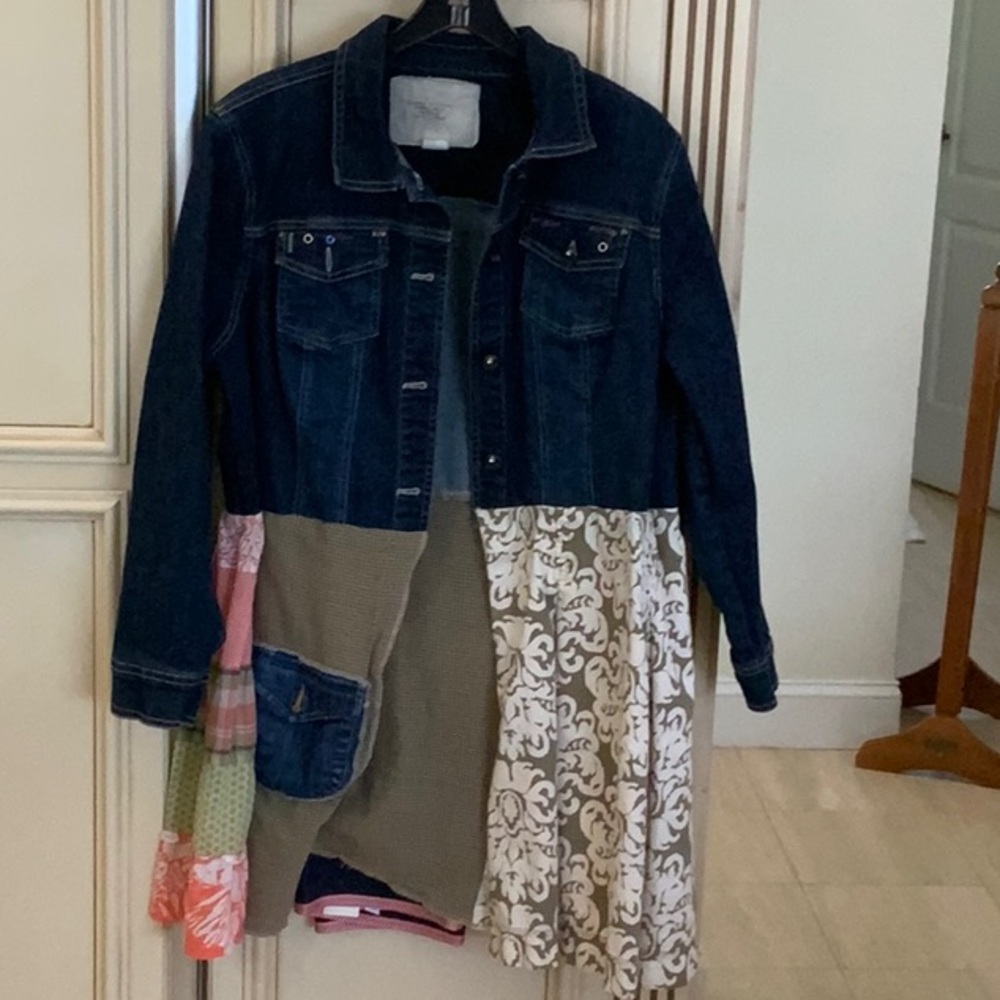 Patchwork Denim Jacket - image 1